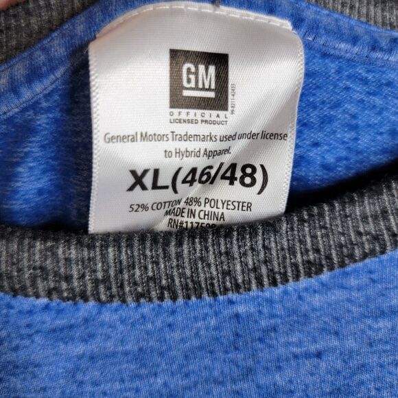 Men's Chevrolet "American Classic" Long Sleeve Graphic Crew Fleece Size XL - Picture 4 of 5